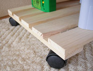 キャスターつき