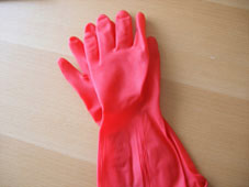 ゴム手袋