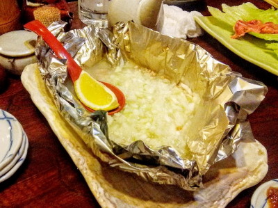 軟骨のホイル焼き