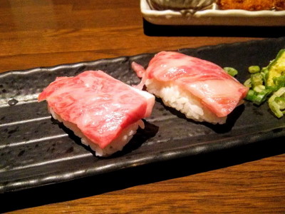 神戸牛のにぎり