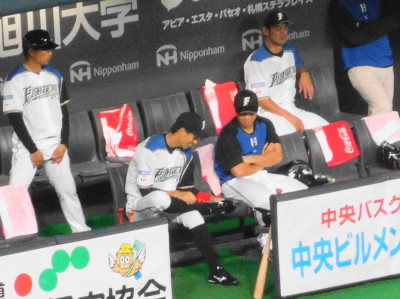 岡選手と近藤選手