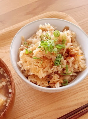 ツナと舞茸の炊きこみご飯