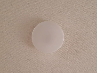 天井の黄ばみを消した